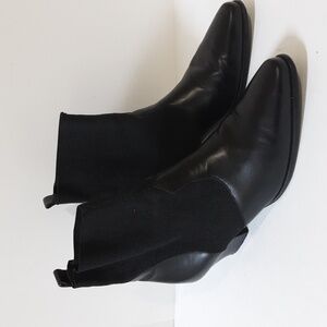 Nicole ankle booties  black women pull on 8M  casual office rodeo festival y2k